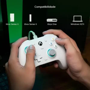 Controle GameSir G7 SE com Fio para Xbox One Series S X PC Hall Effect Botões Mecânicos Cor Branco - Imagem 4