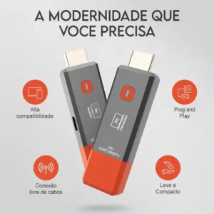 Transmissor Receptor Hdmi Sem Fio Wireless 1080p Full Hd 50m Metros Transmite Espelha Tv Ps5 Video Pc Notebook D Densen - Imagem 7