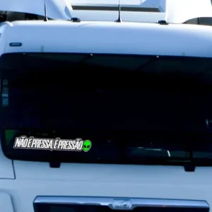 Adesivo Não É Pressa É Pressão Carro Caminhão Caminhonete - Imagem 7