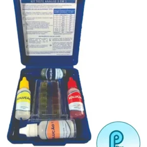 Kit Teste 3 Em 1 Ph Cloro Alcalinidade Piscina - Aquality - Imagem 2