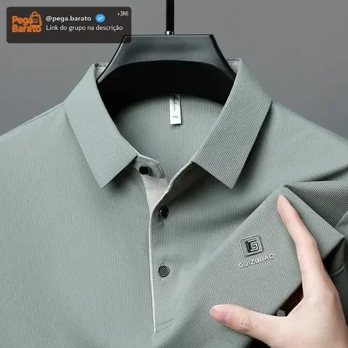 Camisa Polo Masculina Manga Curta