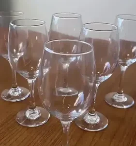 Jogo 6 Taças Vidro Vinho Tinto Agua Mesa Posta Premium - Imagem 2