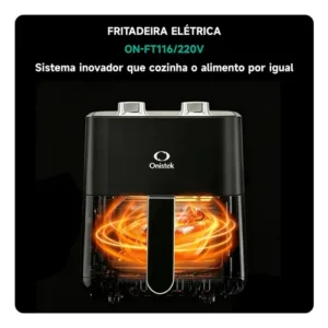 Fritadeira Elétrica Air Fry Onistek de 3,5 L Preta - Imagem 5