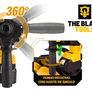 Kit 2 Em 1 Parafusadeira Martelete 21v Brushless Com 2 Bat - Imagem 2
