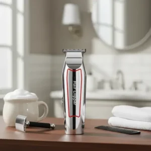 Maquina Cortar Cabelo Aparar Barba Kemei Km-032 Acabamento - Imagem 5