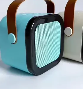 Caixinha Som Karaokê 2 Microfones Caixa Bluetooth Infantil - Imagem 2
