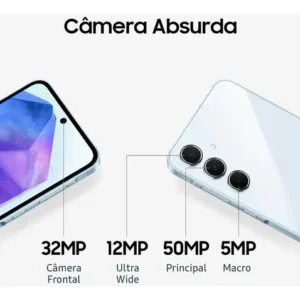 Smartphone Samsung Galaxy A55 5g 128gb Tela 6.6 Câmera 50mp Rosa (Novo com caixa aberta) - Imagem 5