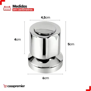 Kit De Acabamento Para Registro C 40 Metal Padrão Universal - Imagem 9