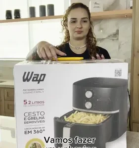 Fritadeira Elétrica Air Fryer Wap Wafg2s 5 Litros Com Revestimento Antiaderente 1500w 220v - Imagem 2