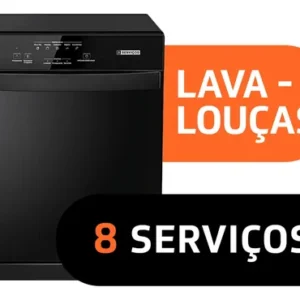 Lava Louças Brastemp 8 Serviços Preta - BLF08AE Preto - Imagem 8