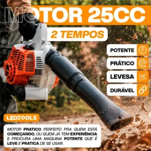 Soprador A Gasolina De Folhas Profissional 2t 25cc 7500rpm - Imagem 4