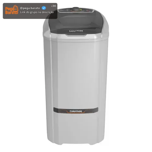 Tanquinho Colormaq Lavadora Roupas Semi-automática Lcs 10kg Cor Prata
