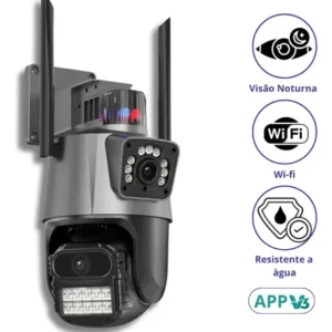 Câmera Speed Dome Ip Com Sirene E Alarme Duas Versões - Imagem 7