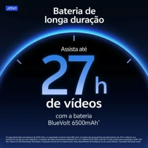 Smartphone JOVI T1 5G 256GB 16GB RAM (8GB+8GB Estendida) Bateria 6500mAh Câmera 50MP 4K - Preto Titânio - Imagem 6
