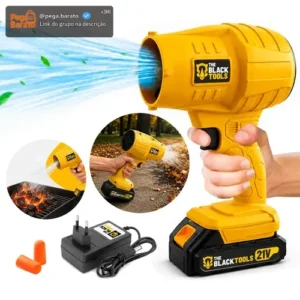 Soprador Portátil 2000w Ergonômico Com Bateria 21v 1500mah - Imagem 1