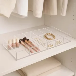 Porta Joias 6 Óculos Premium Luxo Caixa Bandeja Organizador - Imagem 4