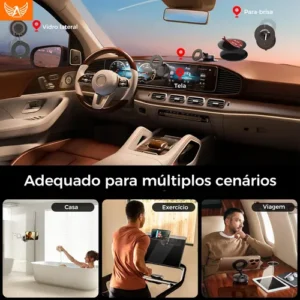 Suporte Celular Carro Magnético Rotativo 360dobrável Ventosa - Imagem 3