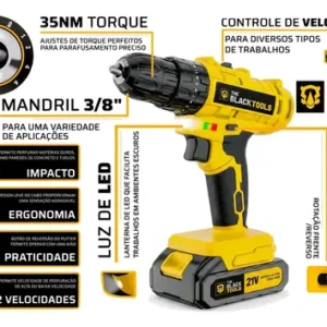 The Black Tools Profissional Tbkit20 Maleta De Transporte - Imagem 5