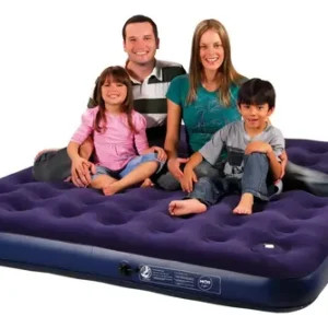 Colchão Inflável King Size Grande Barraca Acampamento Casa - Imagem 5