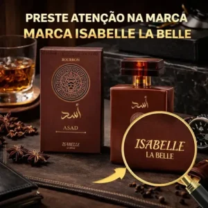 Perfume Masculino Asad Bourbon 100ml marca Isabelle La Belle - Imagem 5