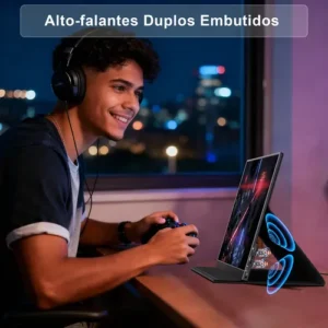 Monitor Portátil 15.6''com Usb C Dupla/hdmi Fhd 1080p 60hz - Imagem 5