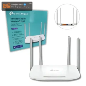 Roteador Tp-link Wireless Mesh Ac1200 Dual Band Ec220-g5 Branco 2.4Ghz e 5Ghz 4 Antenas Bivolt - Imagem 1