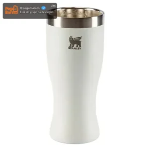 Copo Térmico Stanley Pilsner Glass Happy Hour Pale Stone 444ml - Imagem 1