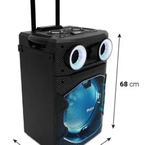 Caixa de Som Philco Extreme Bluetooth com Flash Light V5.3 1x Woofer 1700W PCX7300 - Imagem 7