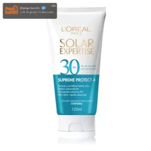Protetor Solar Corporal Supreme Protect 4 FPS 30 Bisnaga 120ml L'oréal Paris - Imagem 1