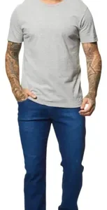 Kit Com 3 Camisetas Masc Básicas Slim Gola Redonda Hering - Imagem 6