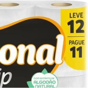 Papel Higiênico Personal Vip Folha Dupla Neutro Kit Com 12 Unidades Super Macio - Imagem 4