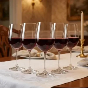 Jogo 6 Taças Vinho Tinto 450ml Cristal Titanium Gastro - Imagem 5