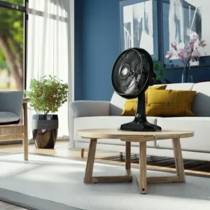 Ventilador De Mesa Britânia Prime Air AVTE300 Preto com 6 Pás e 3 Velocidades - Imagem 5