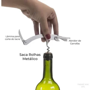 Kit Acessórios Vinho Presente Diferente Abridor /jogo Xadrez - Imagem 6