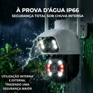 Camera De Seguranca A28b Wi-fi Dupla 3mp Icsee Cor Branco - Imagem 6