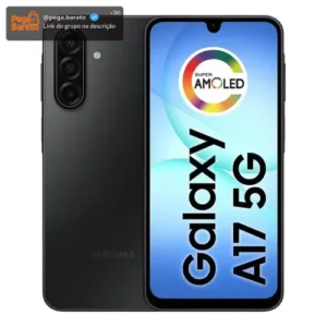 Celular Samsung Galaxy A17 5g Com Ia, 128gb, 4gb Ram, Câm De 50mp, Tela De 6.7 , Nfc, Ip54 - Preto - Imagem 1