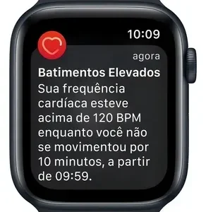 Apple Watch SE GPS (2da gen) - Caixa meia-noite de alumínio 44 mm - Pulseira esportiva meia-noite - Padrão - Imagem 5