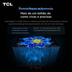 Smart Tv Tcl 75 Qled 4k P7l Wifi Bluetooth Google Tv 75p7l - Imagem 9