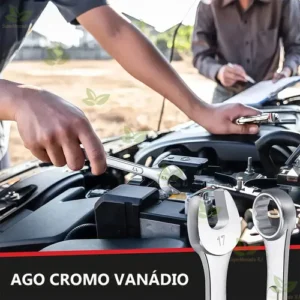 Jogo De Chaves Combinadas Padrão 14 Pçs 8 A 24mm Açocromado - Imagem 3