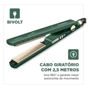 Prancha Alisadora By Juliette Mondial Verde Oliva Bivolt P-JU-02 - Imagem 7