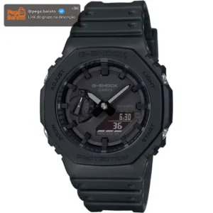 Relógio Casio G-Shock Masculino Carbon GA-2100-1A1DR Preto - Imagem 1