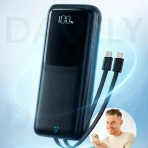 Power Bank 20.000mAh 22.5W Carga Rápida Com Display Digital Carregador Portátil Carga Rápida Premium Compatível Com Todos Os Celulares Iphone Android IOS apple xiaomi LG Samsung Motorola -Marca Davely - Imagem 8