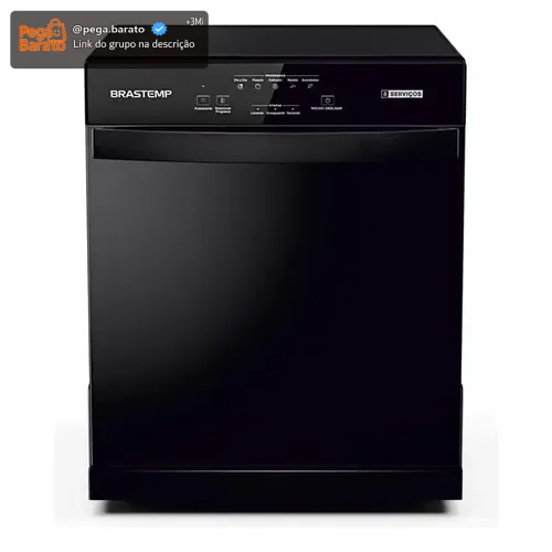 Lava Louças Brastemp 8 Serviços Preta - BLF08AE Preto