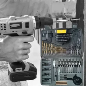 Kit Jogo Maleta Titanio 103 Peças Brocas Pontas Bits - Imagem 2