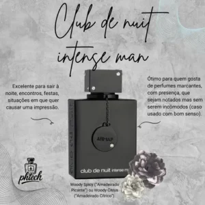 Perfume Club De Nuit Intense Da Armaf Edt 105ml Masculino - Imagem 6