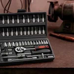 Esmerilhadeira Lixadeira Profissional 127v + Kit 46 Soquetes - Imagem 9