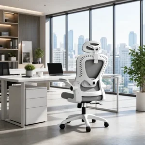 Cadeira De Escritório Ergonômica Giratória Tela Mesh Premium - Imagem 3