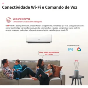 Ar Condicionado Split Inverter Hitachi Airhome 12.000 Btus Frio R-32 - Imagem 3