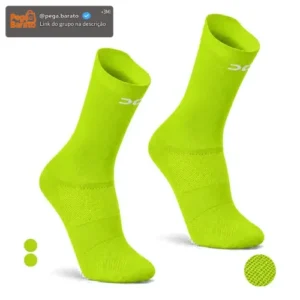 Kit 2 Par Meia Esporte Fitness Corrida Ciclismo Academia Gym - Imagem 1