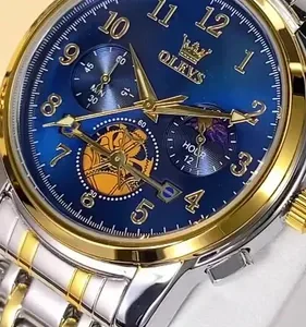 Olevs Relógio Masculino Aços Inoxidáveis Original 2900 - Imagem 12